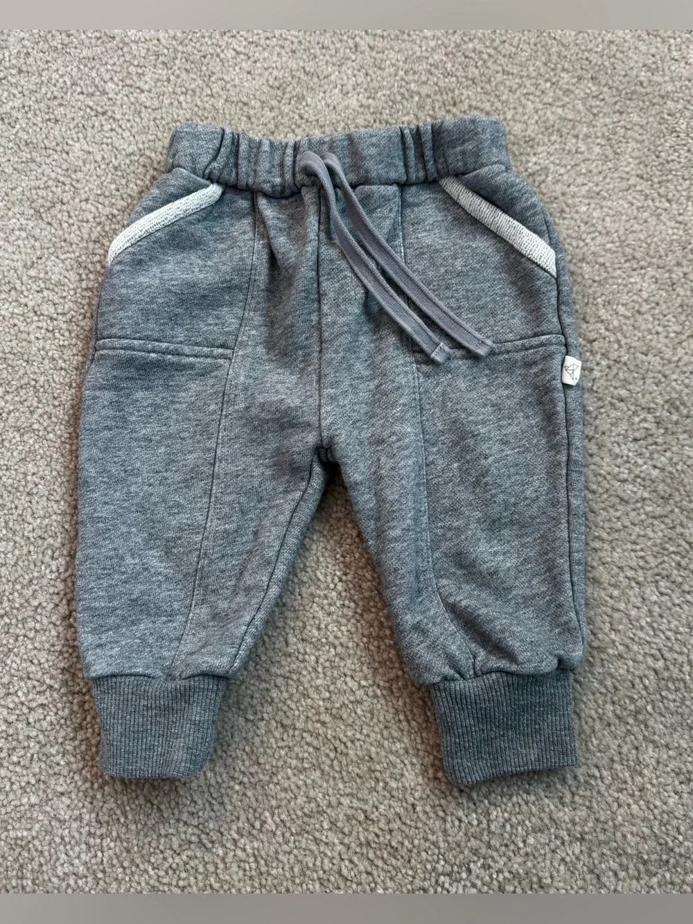 Copper Pearl Gray Baby 3-6M Jogger Pants - Soft Everyday Bottoms